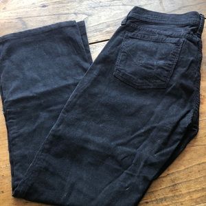 Citizens of Humanity low waist flare navy corduroy